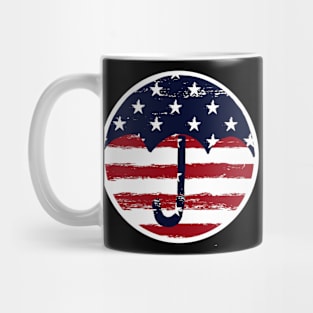 umbrella academy - american flag Mug